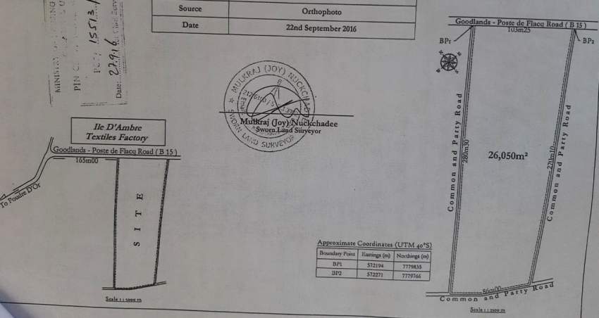 6 Arpents Industriel Riviere du Rempart - 1 - Land  on Aster Vender