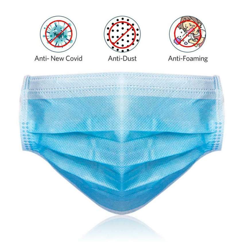 Disposable Face Mask - 3 Ply Medical Masks with Comfortable Earloop - 1 - Other face care products  on Aster Vender