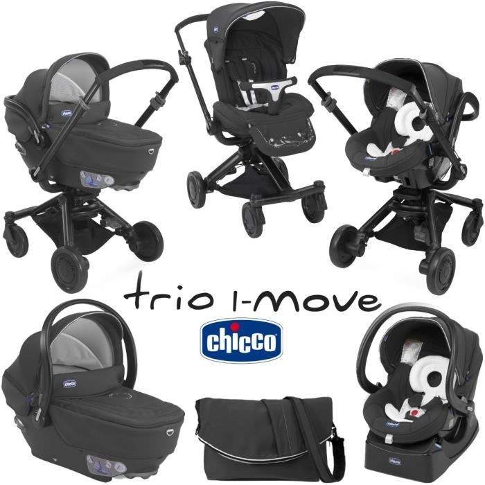 Poussette combinée + siège auto + couffin CHICCO. - 0 - Kids Stuff  on Aster Vender