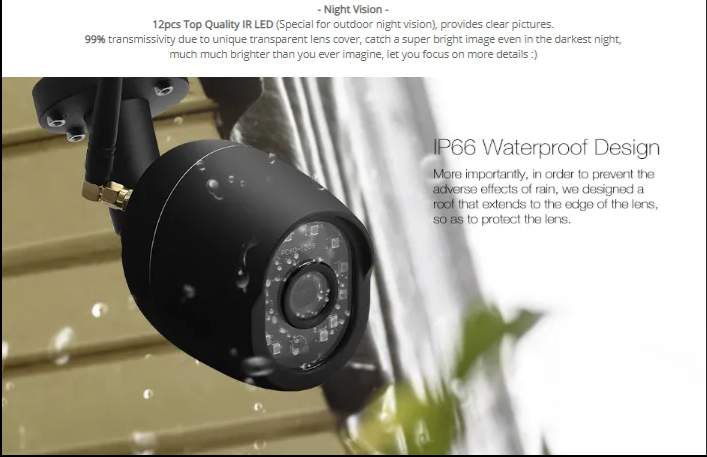 Outdoor Waterproof Cloud IP Camera  on Aster Vender