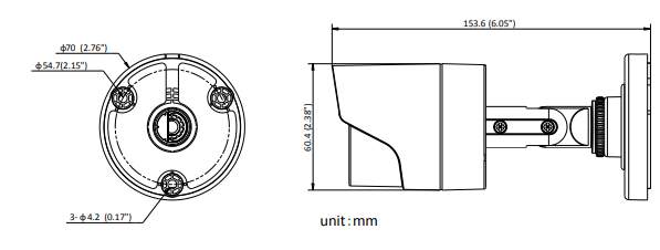 HikVision 2 MP Mini Bullet 1080p IR Camera - 3 - CCTV Camera  on Aster Vender