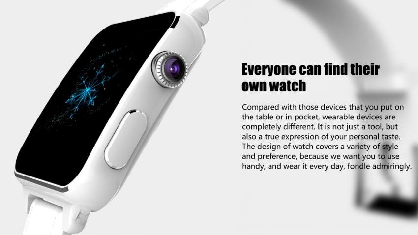 Smart Watch with Sim Card Bluetooth + Camera - 6 - Smartwatch  on Aster Vender