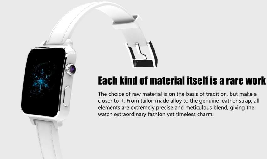 Smart Watch with Sim Card Bluetooth + Camera - 5 - Smartwatch  on Aster Vender