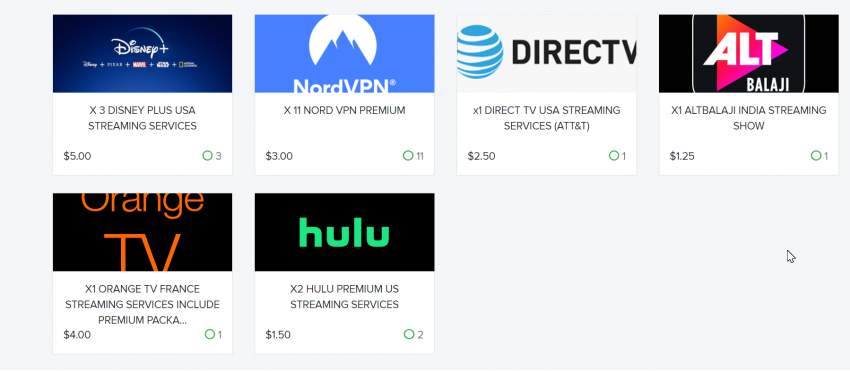 STREAMING ACCOUNT  - 0 - All Informatics Products  on Aster Vender