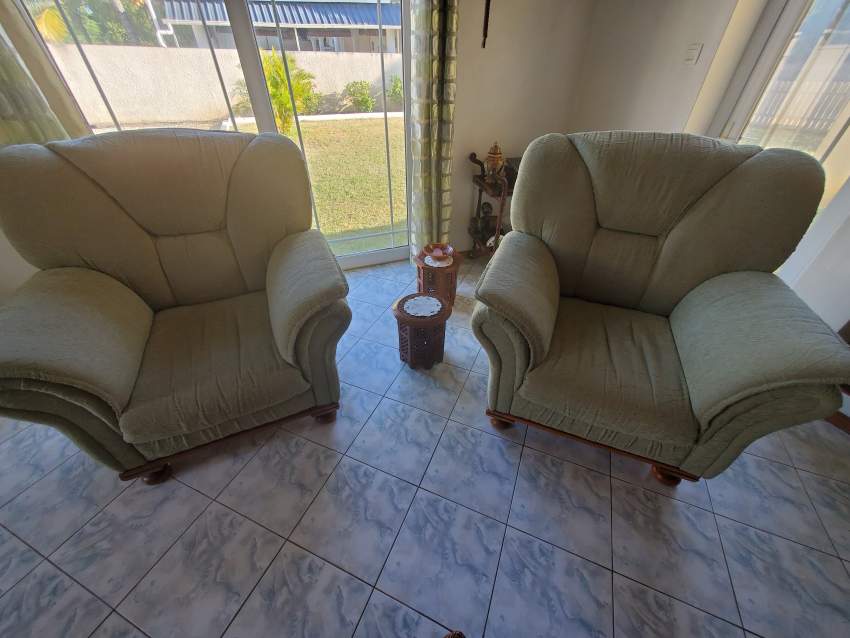 Teak sofa set - 1 - Living room sets  on Aster Vender