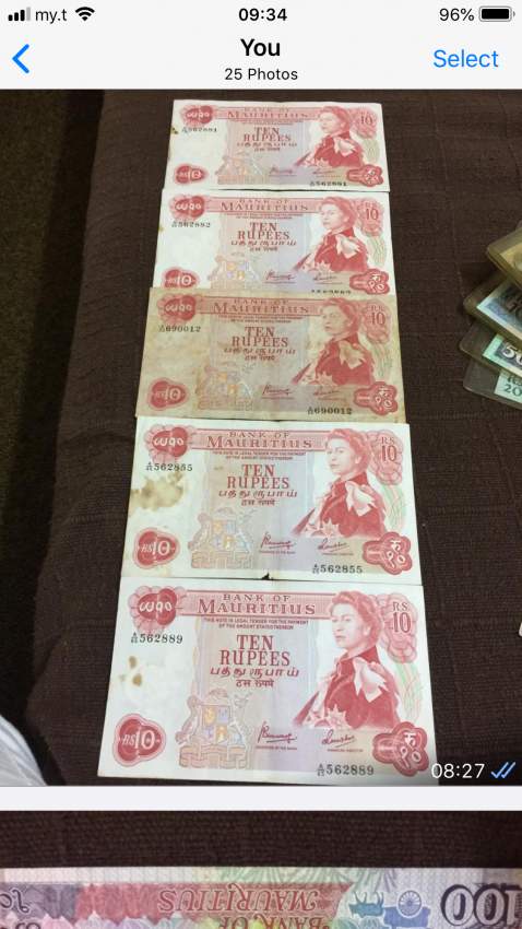 Mauritian old notes - 0 - Antiquities  on Aster Vender