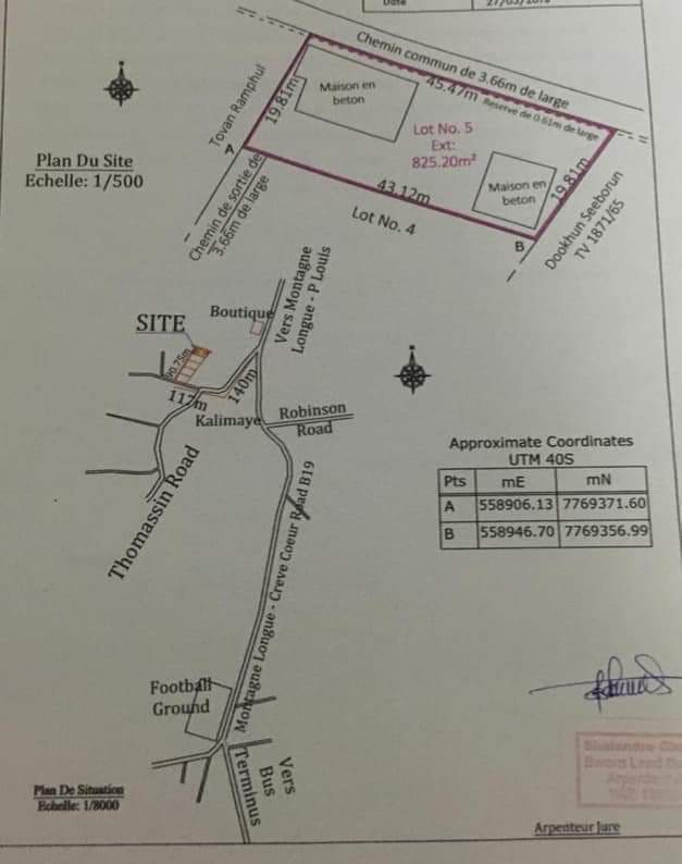 House for sale in Creve Coeur near a River @ Rs 2,500,000 - 1 - Land  on Aster Vender