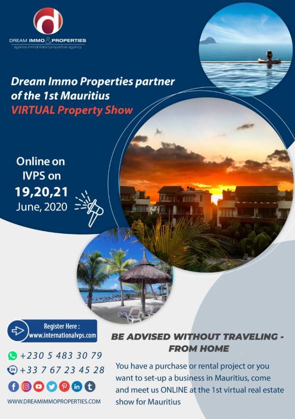 Dream Immo Properties - 1er Salon VIRTUEL Immobilier  - 0 - Events  on Aster Vender