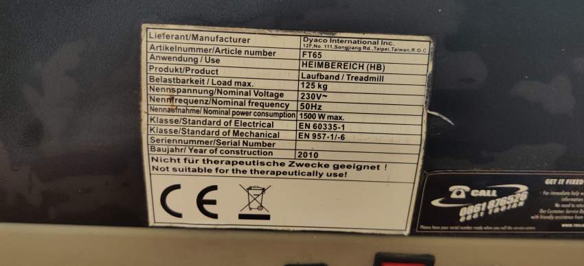 Trojan treadmill - 3 - Fitness & gym equipment  on Aster Vender