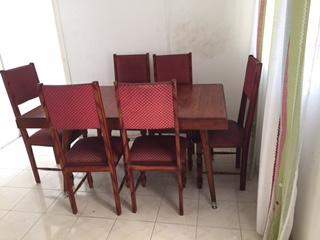 Teak Table and 6 chairs - 1 - Table & chair sets  on Aster Vender