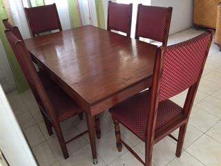 Teak Table and 6 chairs - 2 - Table & chair sets  on Aster Vender