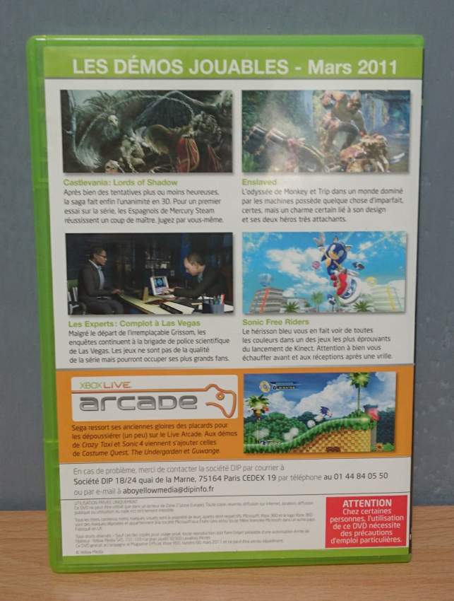 Xbox 360 game9 playable demos Aster Vender Xbox 360 Games