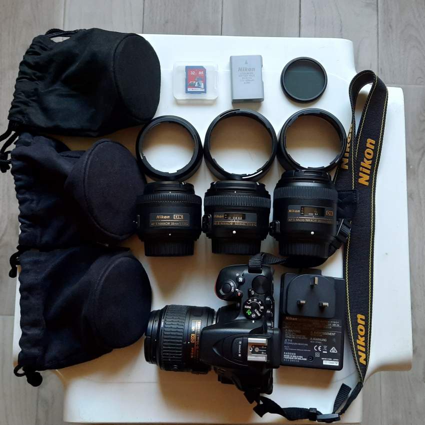 NIKON PHOTOGRAPHY KIT WITH 4 PRIME LENSES - 0 - All Informatics Products  on Aster Vender