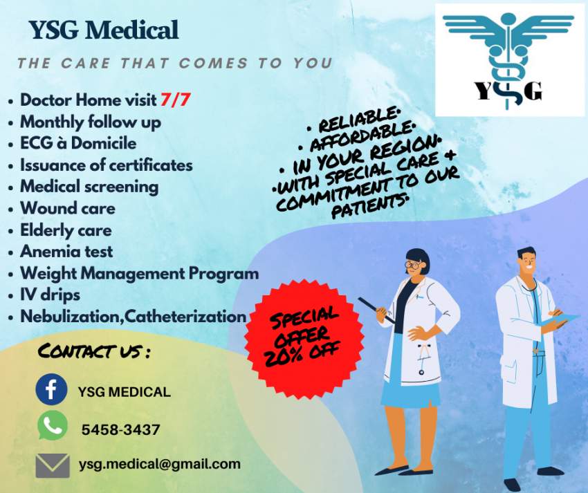 Doctor Home Visit 7/7 across Mauritius - 0 - Other services  on Aster Vender