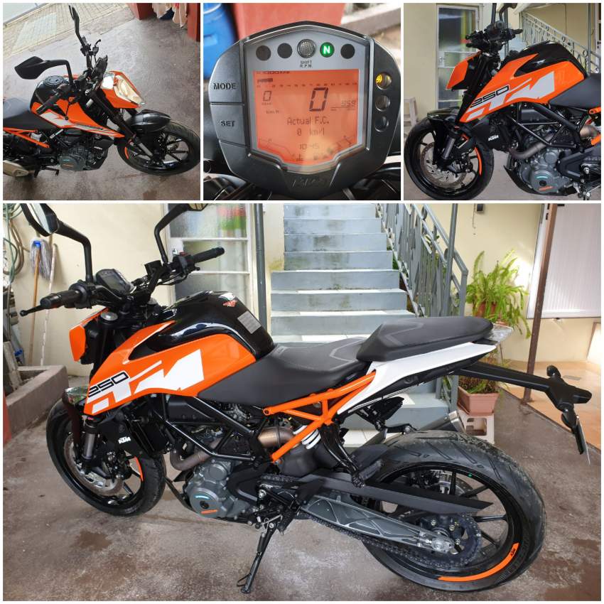 KTM Duke 250 on Aster Vender