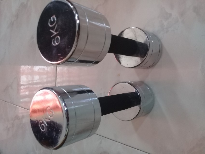 2 x dumbbell 6 kgs  - 0 - Fitness & gym equipment  on Aster Vender