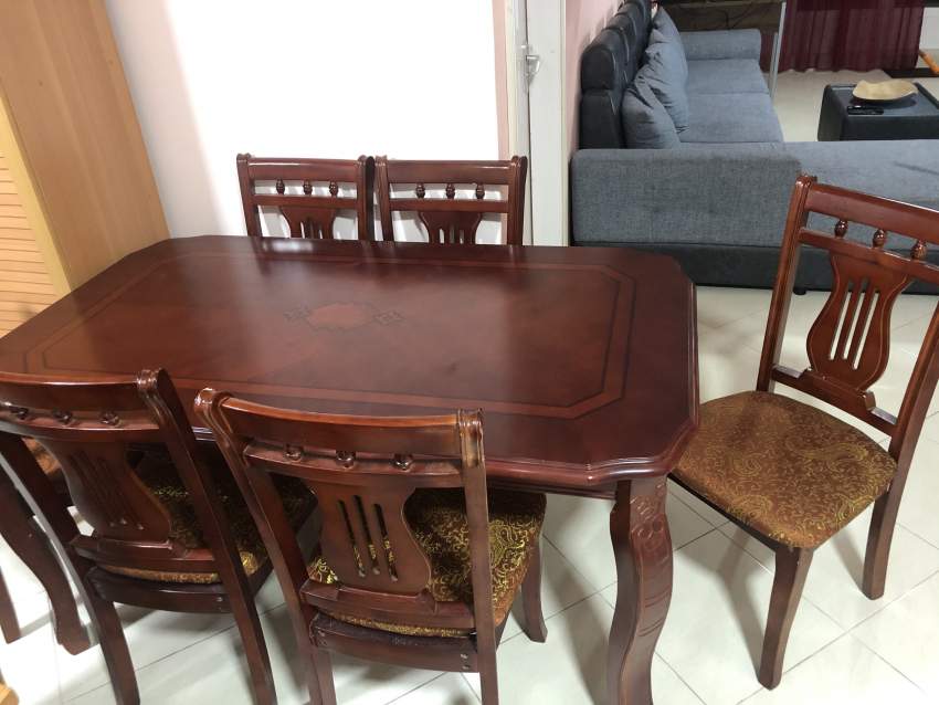 Dining Table set (6 Chairs) - 0 - Table & chair sets  on Aster Vender