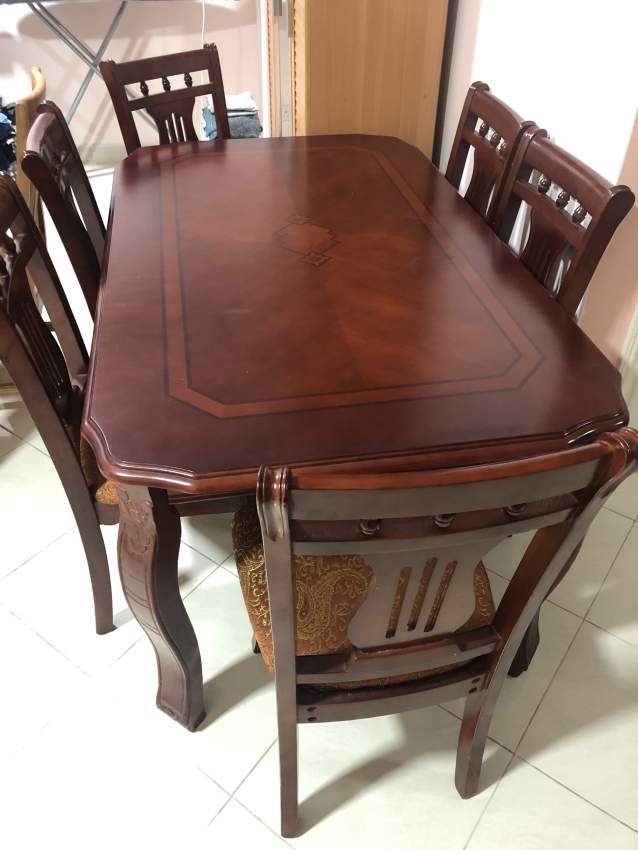 Dining Table set (6 Chairs) - 4 - Table & chair sets  on Aster Vender