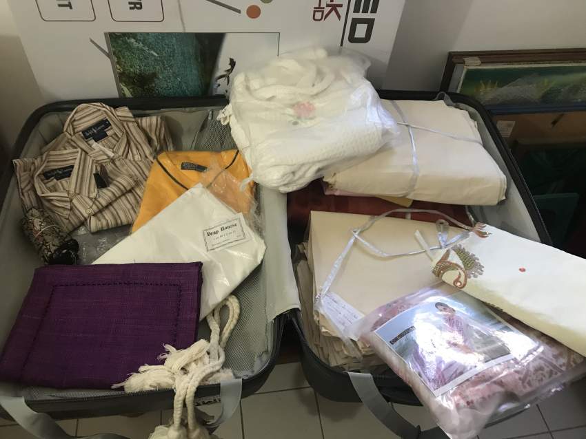 Cotton fabric (calico) and miscellaneous on Aster Vender