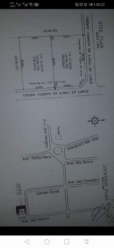 Terrain a vendre flic en flac morc bismic  - 0 - Land  on Aster Vender