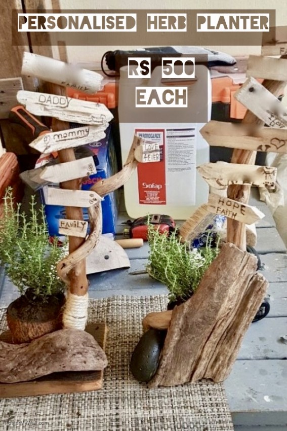 Personalised Herb Planter on Aster Vender