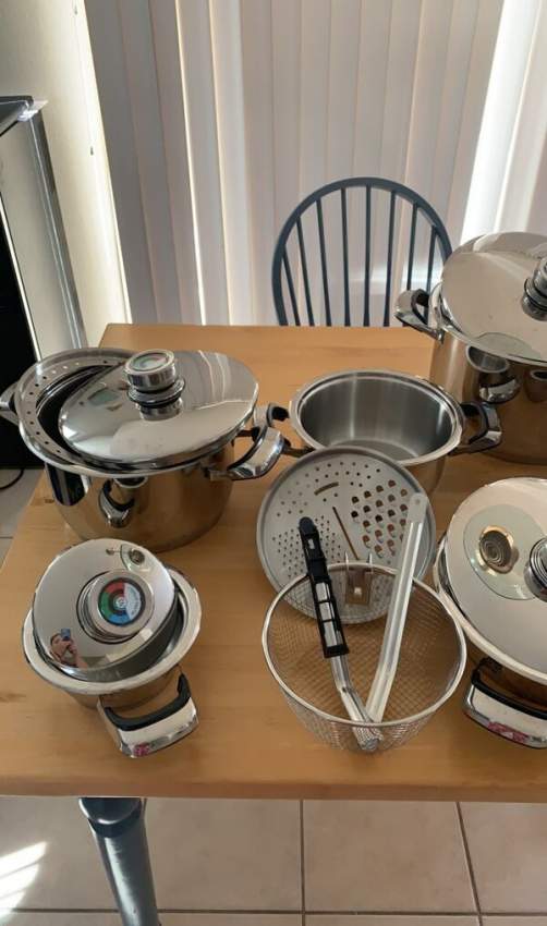 50 DISCOUNT WORLD'S BEST SURGICAL STEEL COOKWARE SET. Aster V...