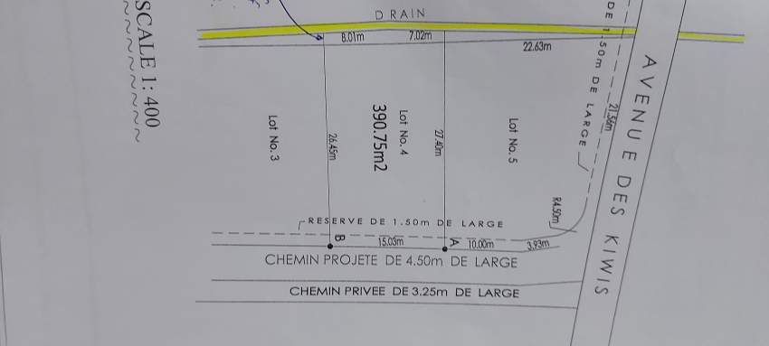 113 Toise of land at QuatreBornes - 2 - Land  on Aster Vender
