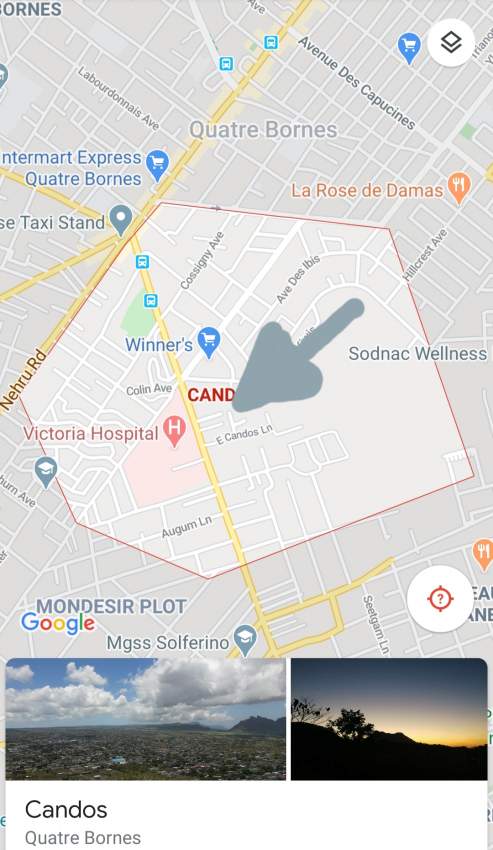 113 Toise of land at QuatreBornes - 0 - Land  on Aster Vender