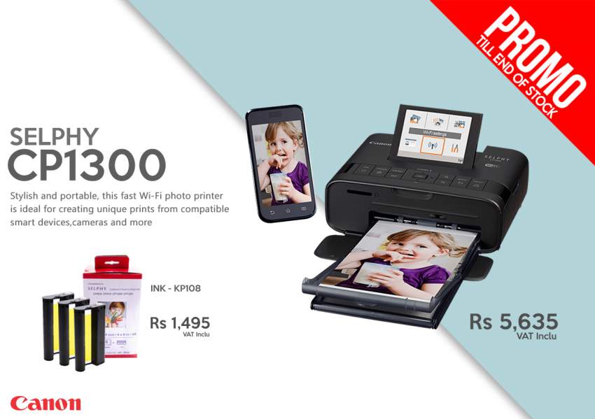 CANON SELPHY CP1300 - 0 - All Informatics Products  on Aster Vender