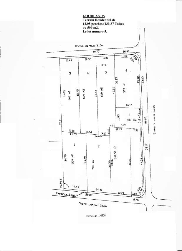 Goodlands: Terrain residentiel a vendre on Aster Vender