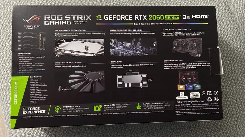 ASUS RTX 2060SUPER GAMING 8GB OC - 1 - All Informatics Products  on Aster Vender