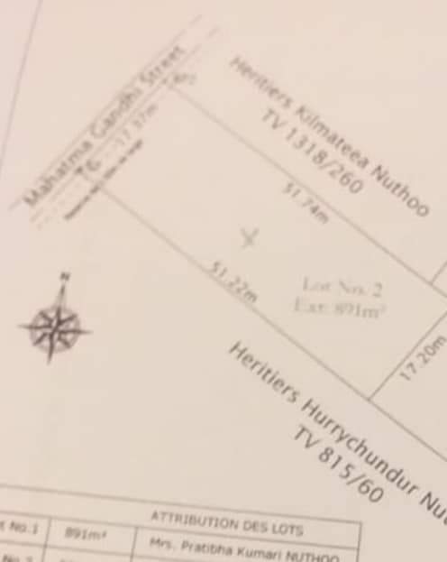 21 perches residential plot at Esperance Trebuchet @ Rs 2,000,000 on Aster Vender