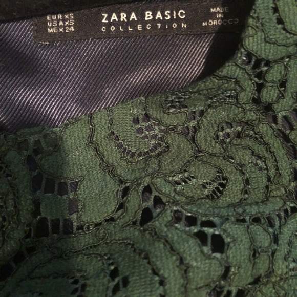 ZARA GREEN LACE DRESS - 1 - Dresses (Women)  on Aster Vender