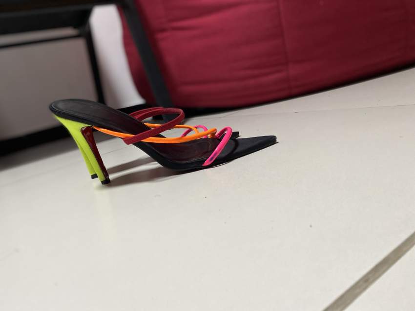 Multicolored sandal slipper heels - 1 - Classic shoes  on Aster Vender