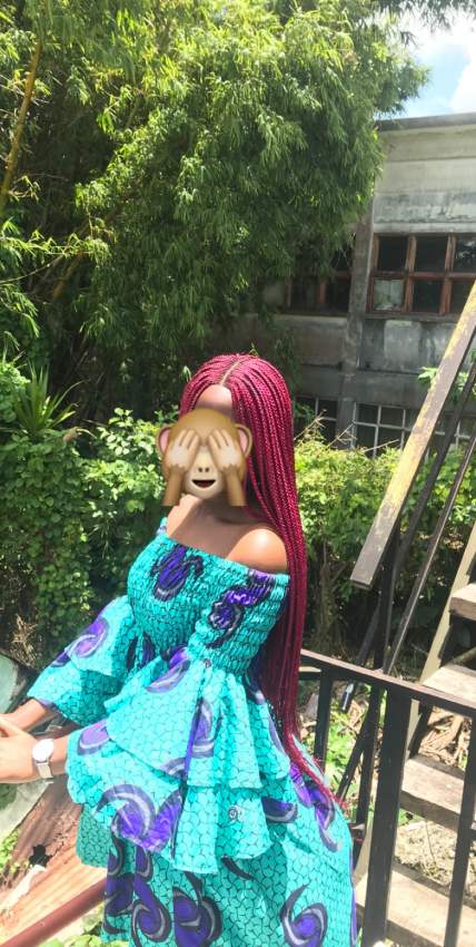 Wine colored wig - 1 - Others  on Aster Vender