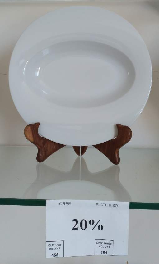 Vaiselle (Plate Riso) on Aster Vender