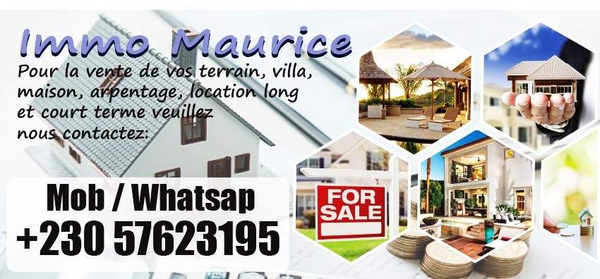 IMMO MAURICE APARTMENT FOR SALE IN FLIC EN FLAC  - 0 - Apartments  on Aster Vender