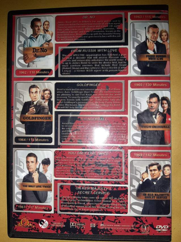 DVD - James Bond Collection Vol 1 - 1 - All electronics products  on Aster Vender