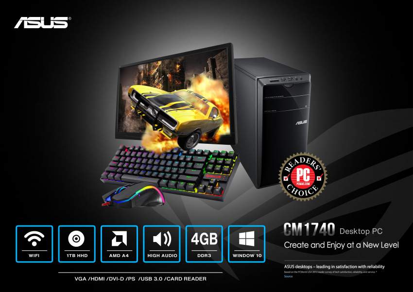 Asus Essentio CM1740 - 0 - All Informatics Products  on Aster Vender