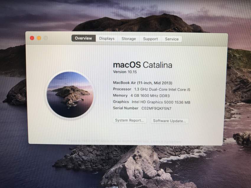 Macbook Air Mid 2013 11’’ - 4 - Laptop  on Aster Vender