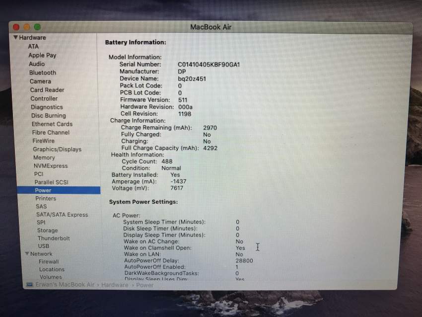 Macbook Air Mid 2013 11’’ - 6 - Laptop  on Aster Vender