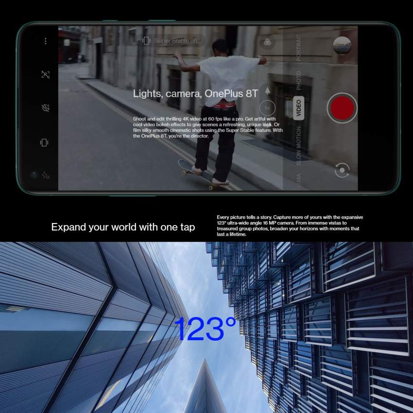 OnePlus 8T Ultra Fast Charging.  Ultra Smooth Scrolling. - 10 - Oneplus Phones  on Aster Vender