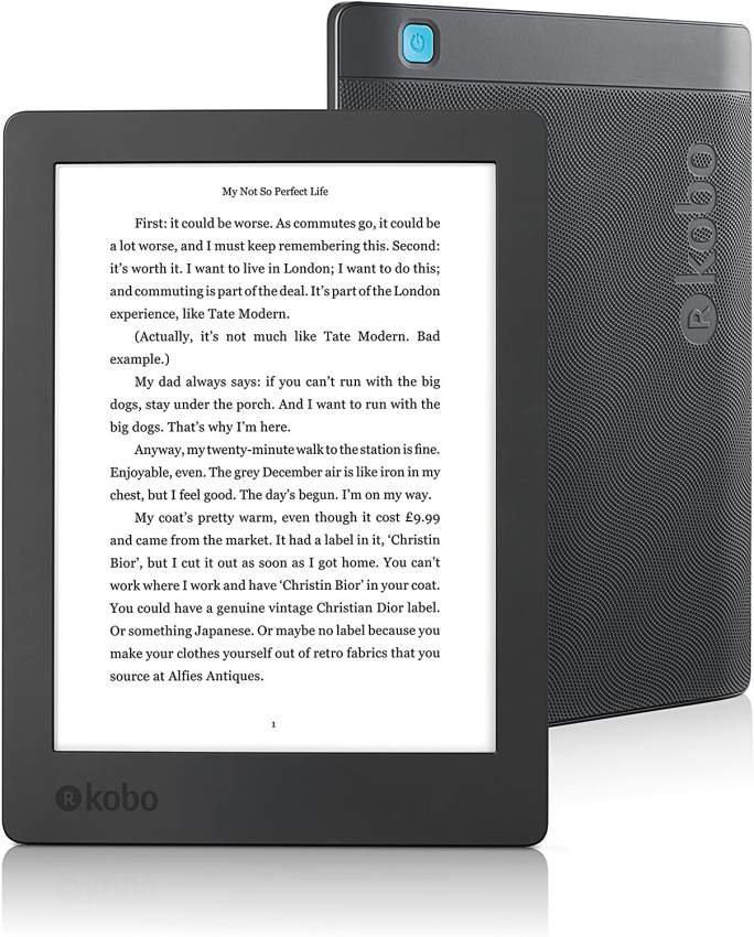 Kobo Aura H2O 6.8-Inch Comfort Light, Water Resistant E-Reader (Black) - 1 - All Informatics Products  on Aster Vender