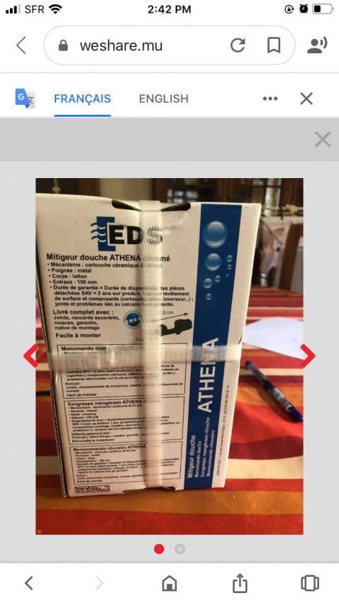 Mitigeur - 4 - Bathroom  on Aster Vender