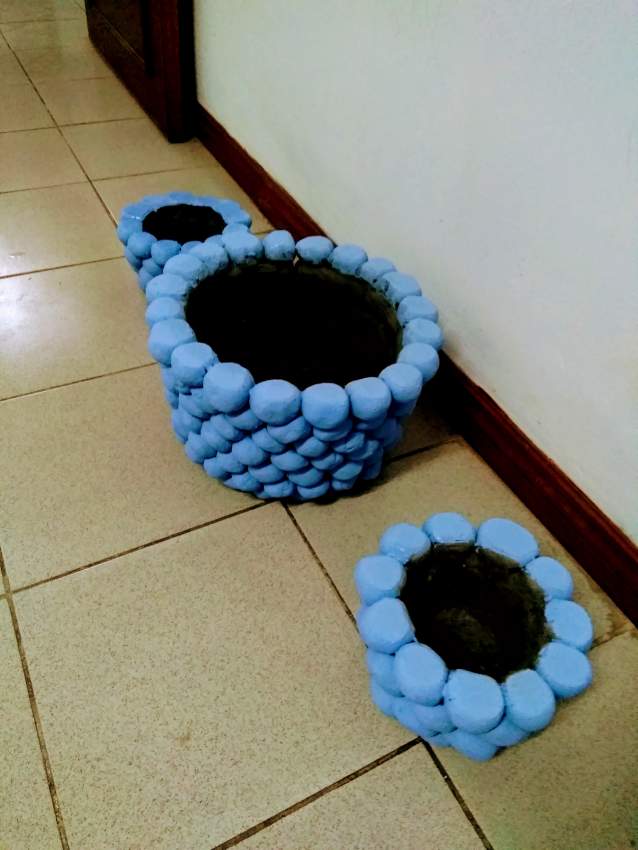 Pot fleur en ciment - 1 - Garden Decorations  on Aster Vender