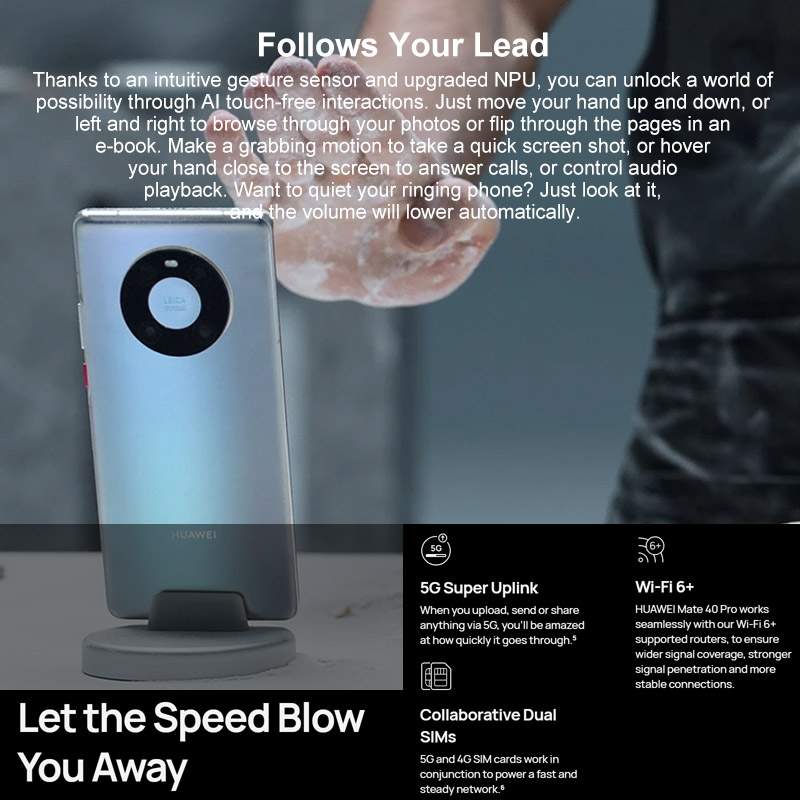 HUAWEI MATE 40 PRO 8GB/256GB - 5 - Huawei Phones  on Aster Vender