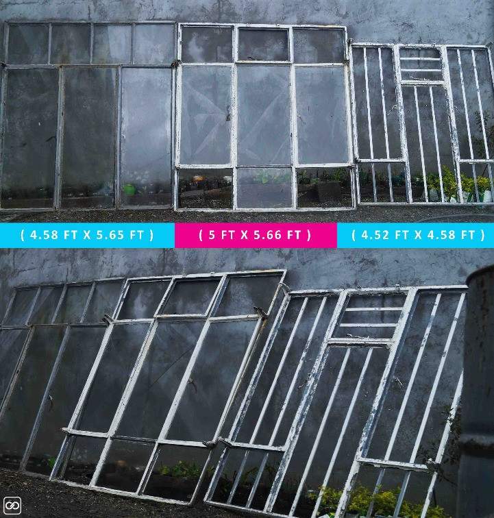 SET OF 3 METAL WINDOWS - 0 - Other Decorations  on Aster Vender