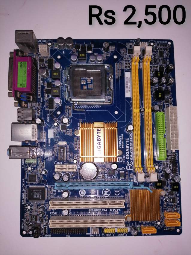 Motherboard GIGABYTE GAG31MES2C Socket LGA 775 Promo 15...