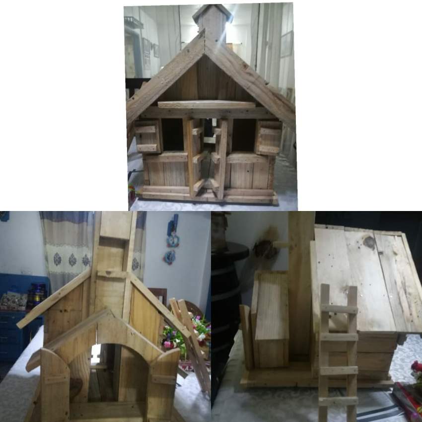 ANTIQUE WOODEN HOUSE FOR CHRISTMAS  - 0 - Antiquities  on Aster Vender