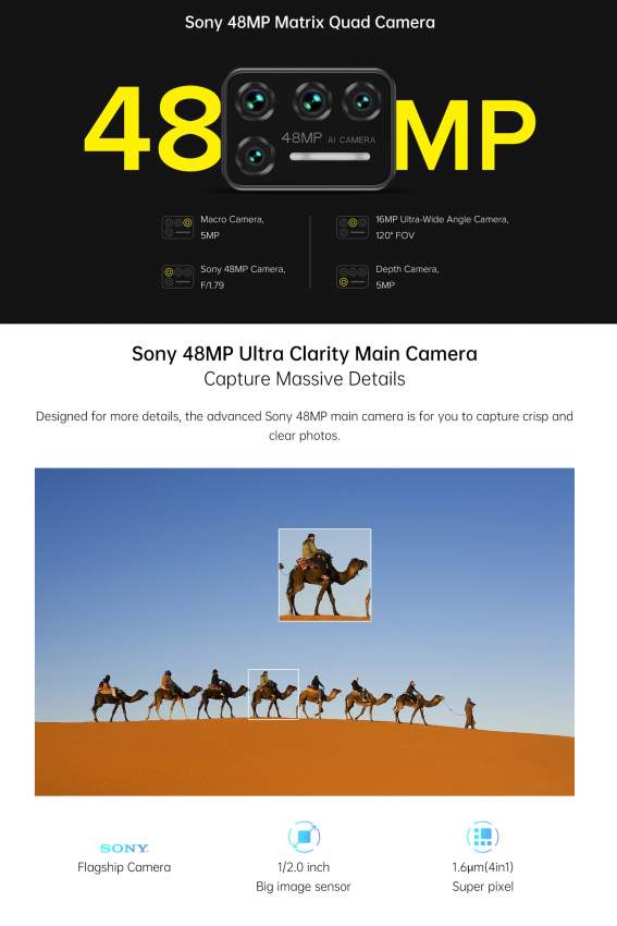 UMIDIGI BISON SHOCKPROOF,WATERPROOF RAM 6 GB ROM128GB 48MP  - 7 - Android Phones  on Aster Vender